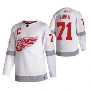 Detroit Red Wings Trikot Dylan Larkin 71 2022 Reverse Retro Weiß Authentic